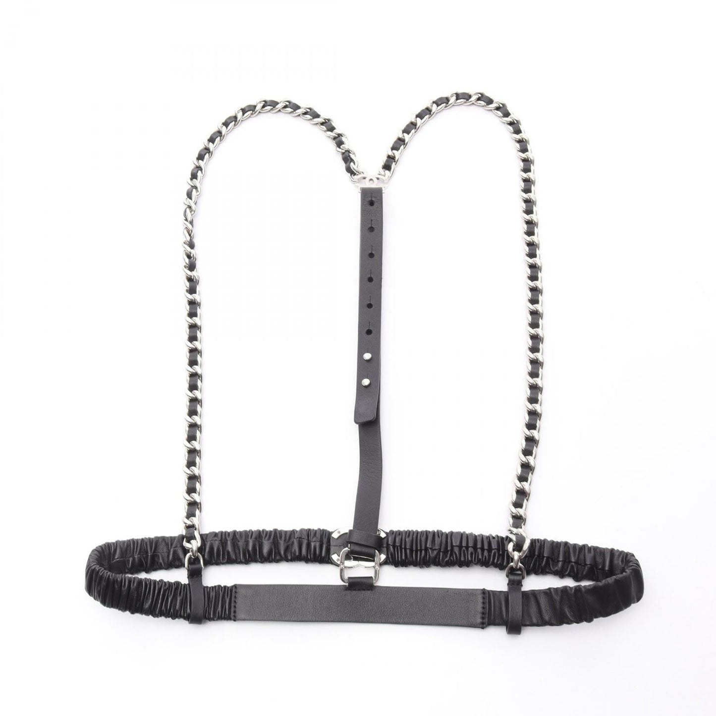 Chanel Coco Mark Leather Belt