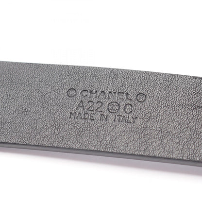 Chanel Coco Mark Leather Belt