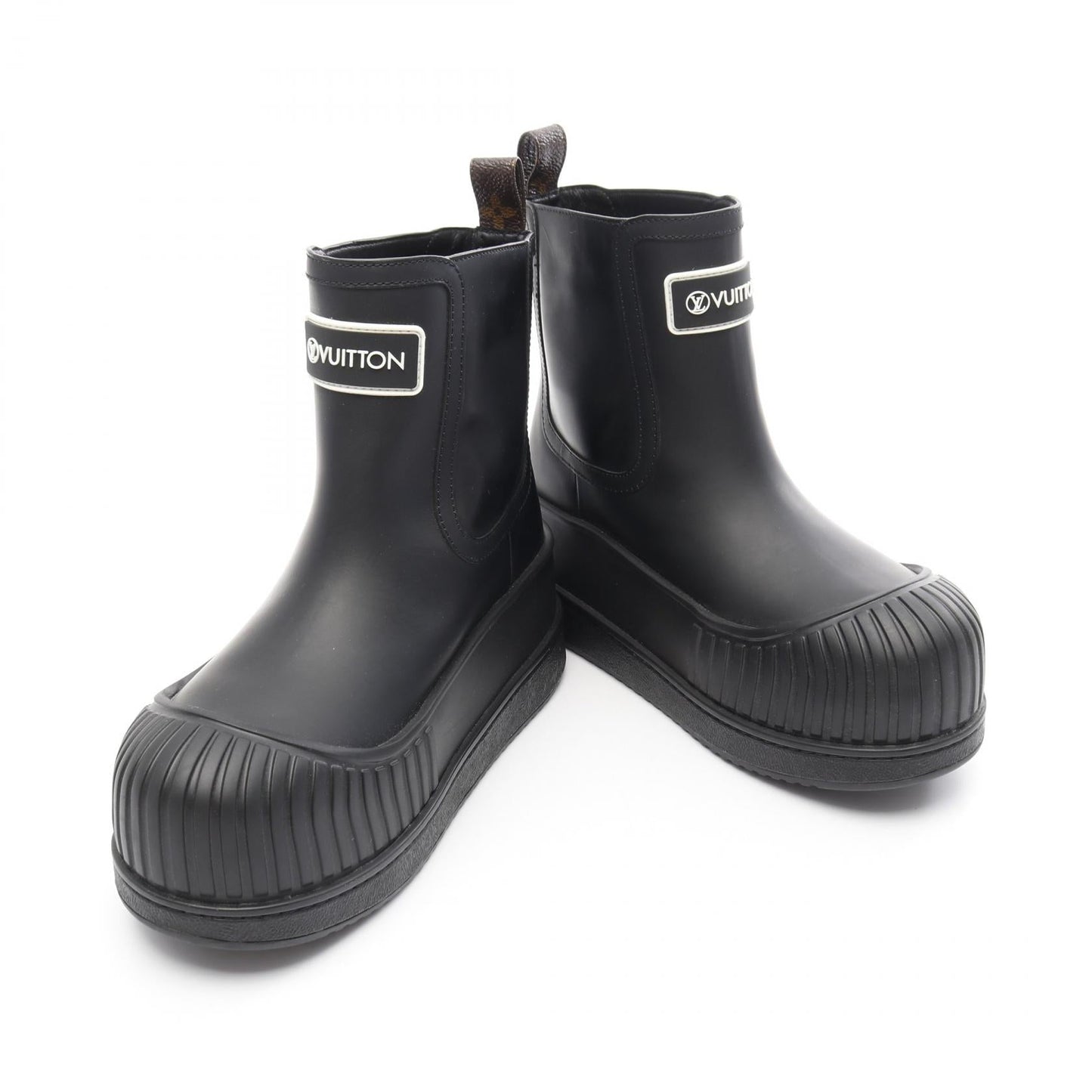 Louis Vuitton Polar Line Monogram Leather PVC Coated Canvas Rubber Boots