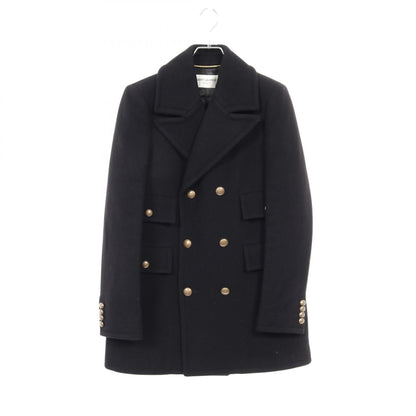 Saint Laurent Paris Wool Angora Coat