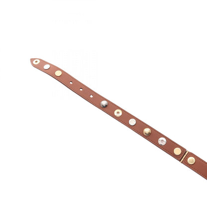 Louis Vuitton Sangle Spike Leather Belt