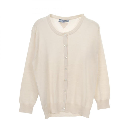 Prada P25N65 Silk Cotton Cardigan