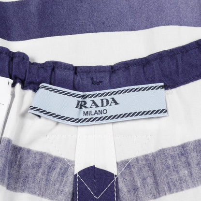 Prada Stripe Old Poplin Cotton Skirt