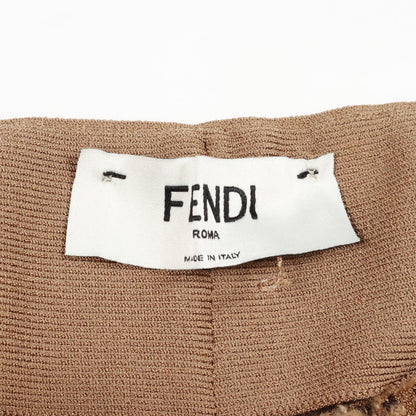 Fendi FF Calligraphy Logo Rayon Polyester Pants