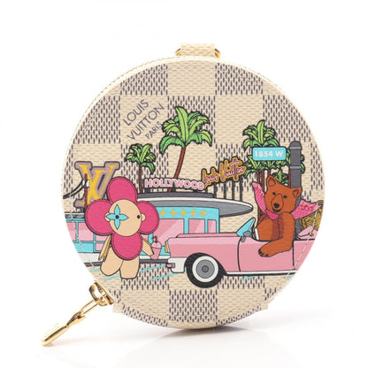 Louis Vuitton Portemonnaie Rond Damier Azur Coin Case
