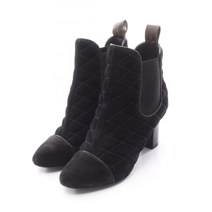 Louis Vuitton Monogram Suede PVC Coated Canvas Boots