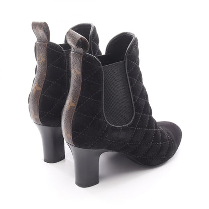 Louis Vuitton Monogram Suede PVC Coated Canvas Boots