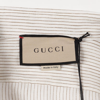 Gucci Stripe Fabric Top