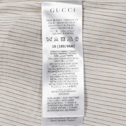 Gucci Stripe Fabric Top