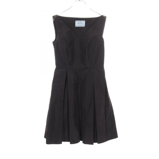 Prada Box Pleats Silk Dress