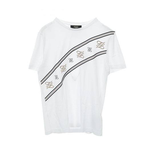 Fendi FF Calligraphy Logo Cotton Top