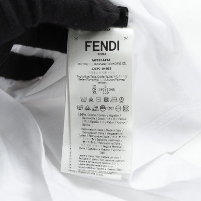 Fendi FF Calligraphy Logo Cotton Top