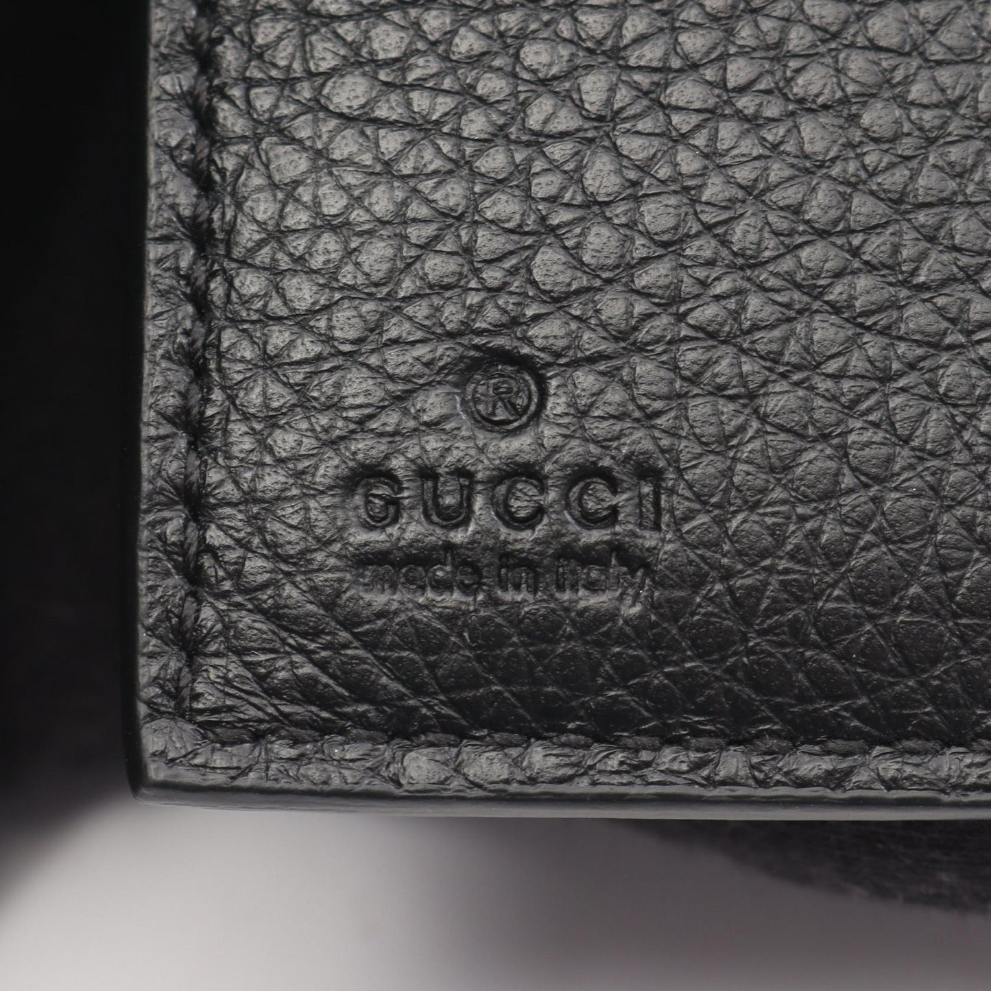 Gucci GG Emblem Leather Wallet