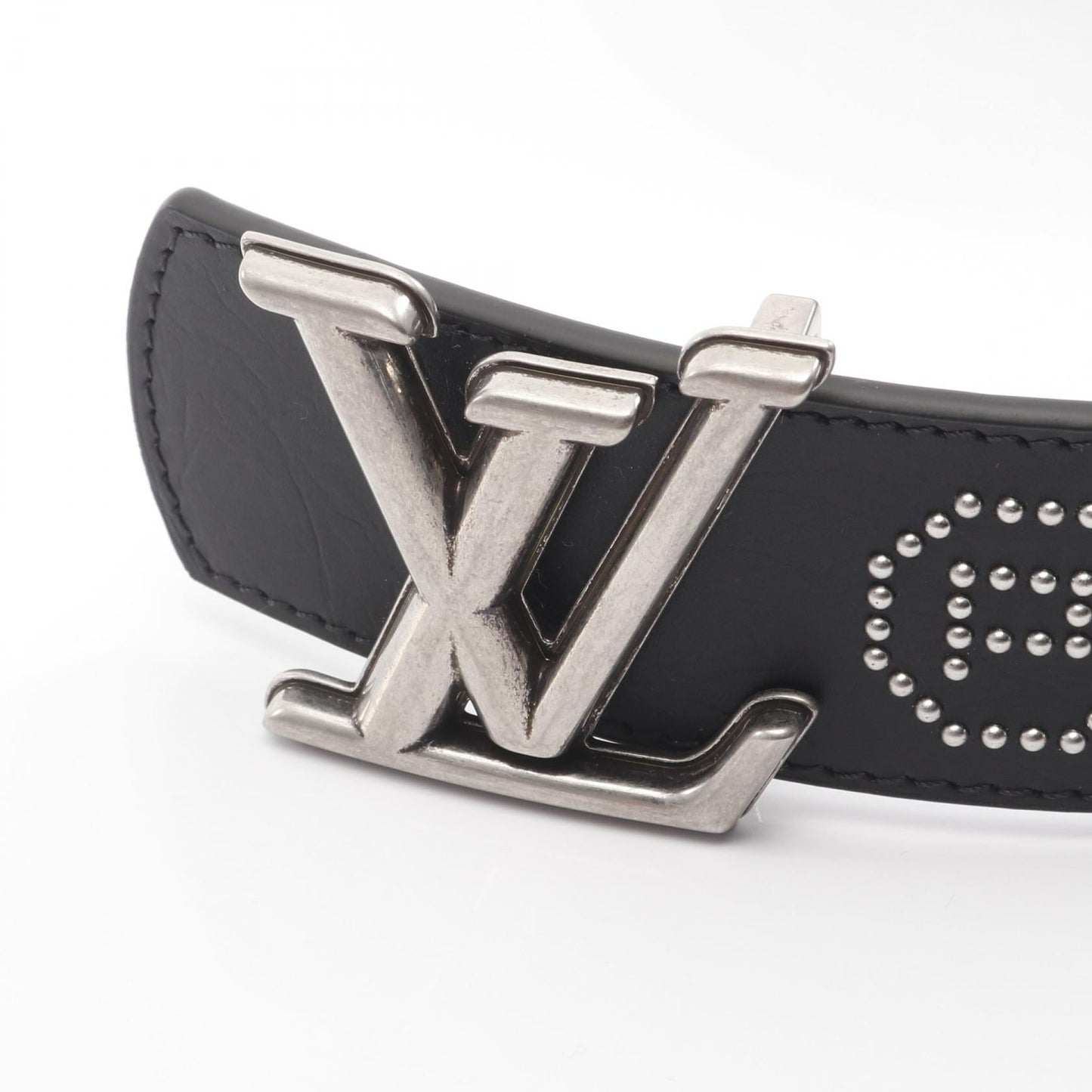 Louis Vuitton LV Dimension Rockabilly Studs Leather Belt