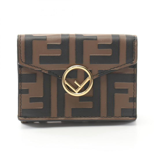 Fendi F Is Zucca Leather Wallet