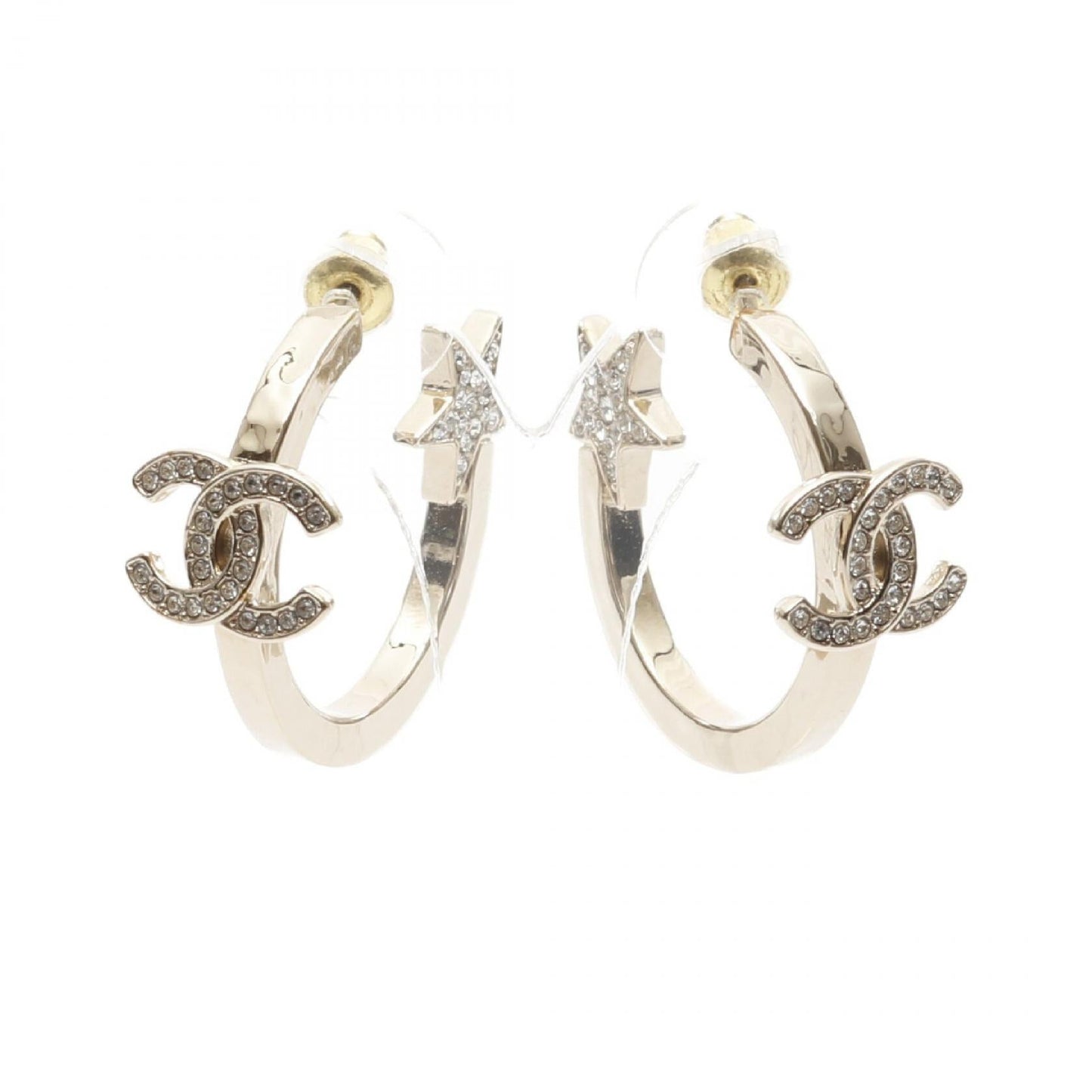 Chanel Coco Mark Star Earrings
