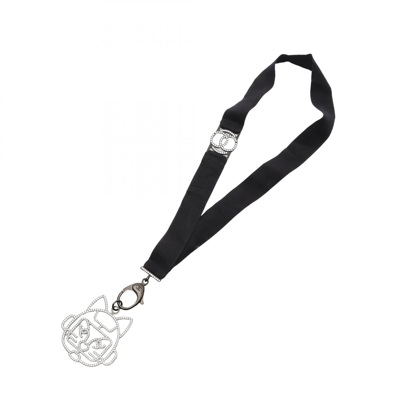 Chanel Coco Mark Cat Robot Necklace