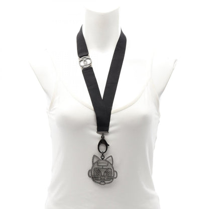 Chanel Coco Mark Cat Robot Necklace