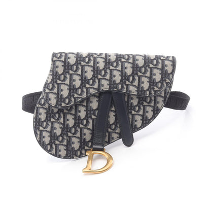 Dior SADDLE Oblique Canvas Leather Waist Bag