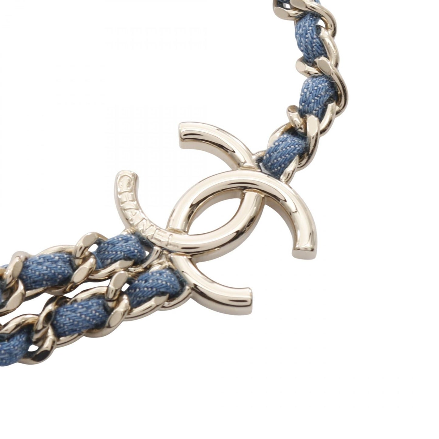 Chanel Coco Mark Denim Belt