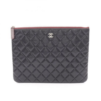 Chanel Matelasse Calfskin Clutch Bag