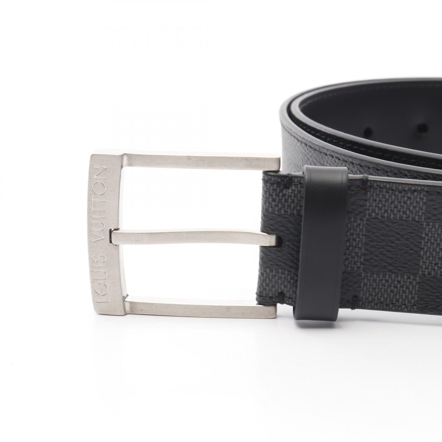 Louis Vuitton Sangle Downtown Damier Graphite Belt