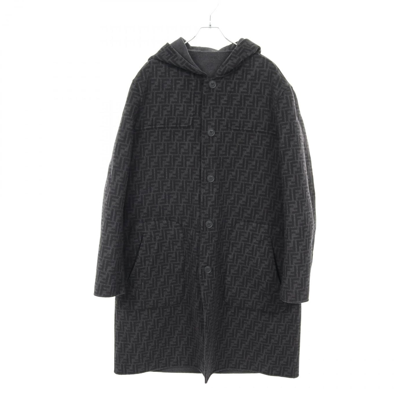 Fendi FF Pattern Wool Outerwear