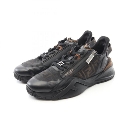 Fendi Flow Leather Fabric Sneakers