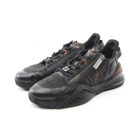 Fendi Flow Leather Fabric Sneakers