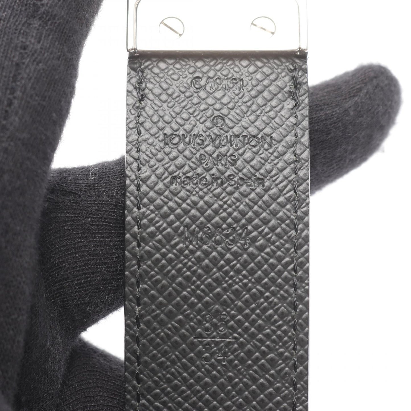 Louis Vuitton Sangle Seattle Damier Graphite Belt