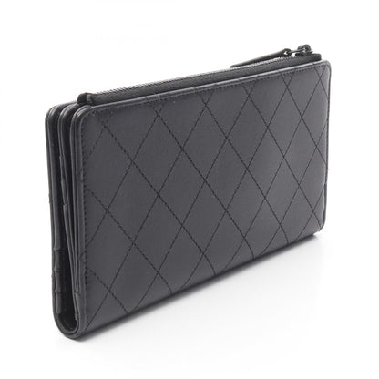 Chanel Matelasse So Black Leather Wallet