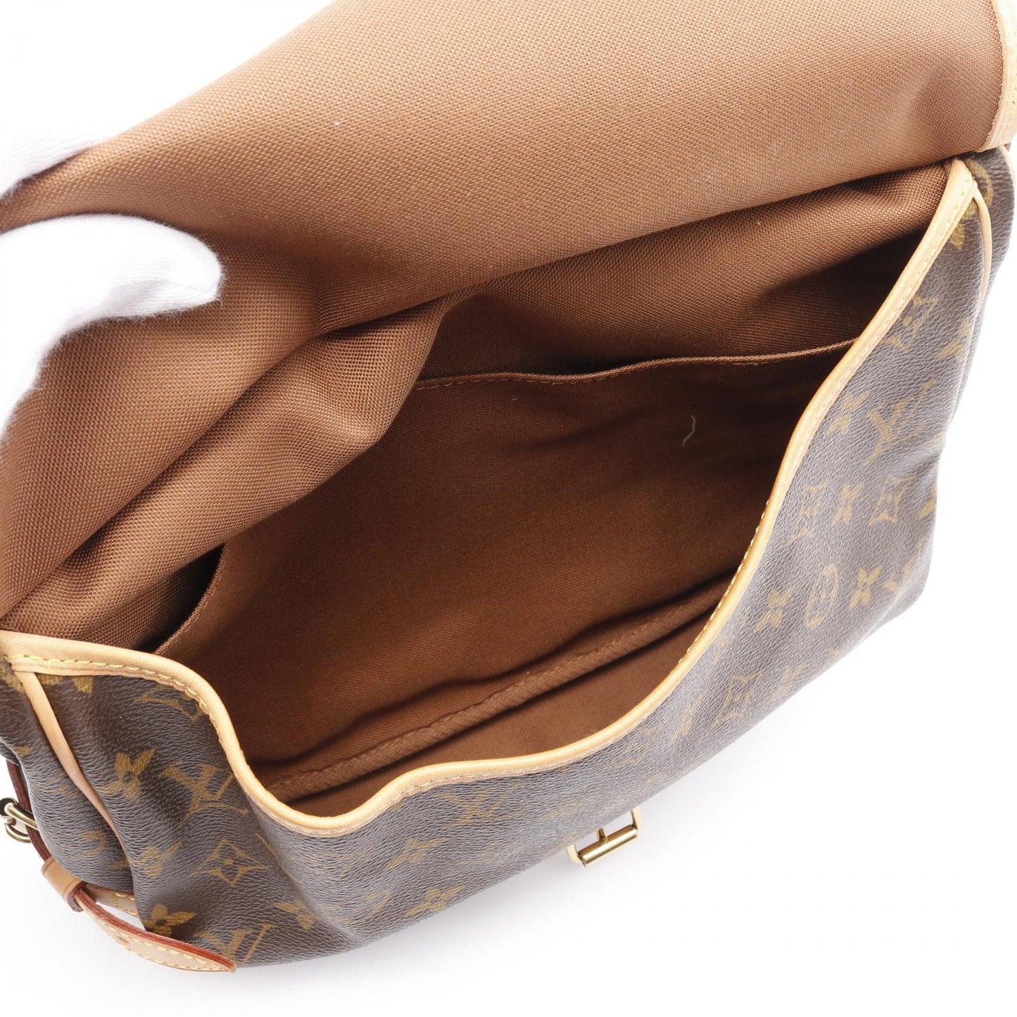 Louis Vuitton Saumur Monogram Coated Canvas Shoulder Bag