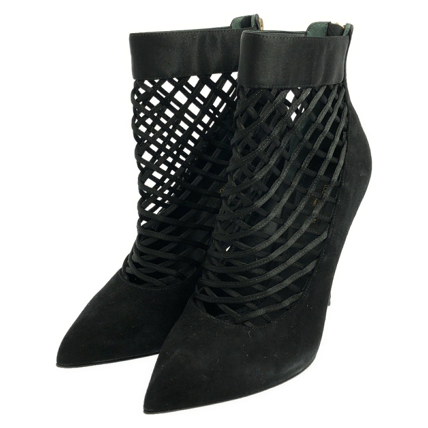 Louis Vuitton Lace Boots Suede Boots