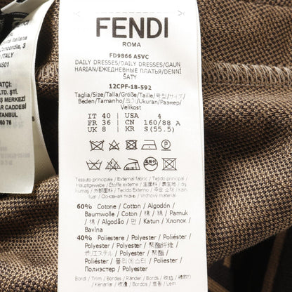 Fendi FENDI × FILA Zucca Cotton Dress