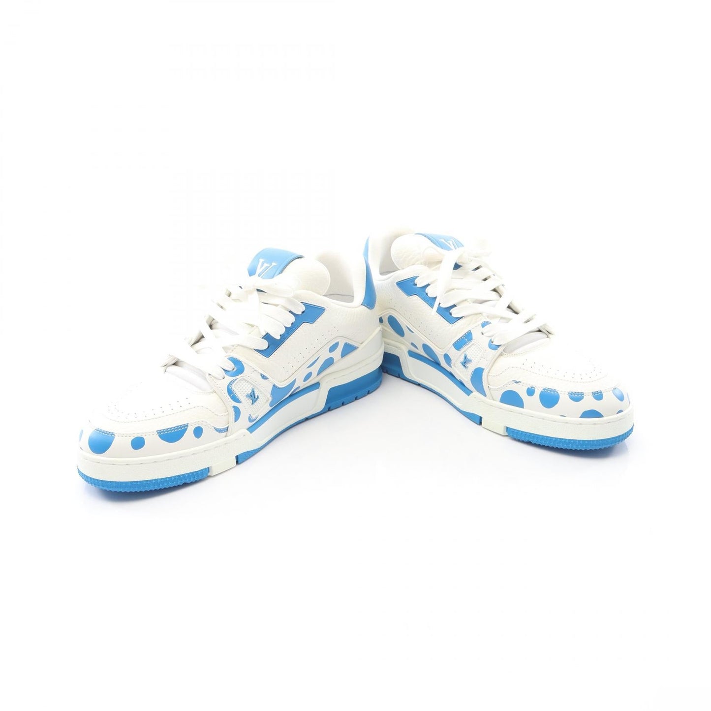 Louis Vuitton LV × YK LV Trainer Line Infinity Dot Leather Sneakers