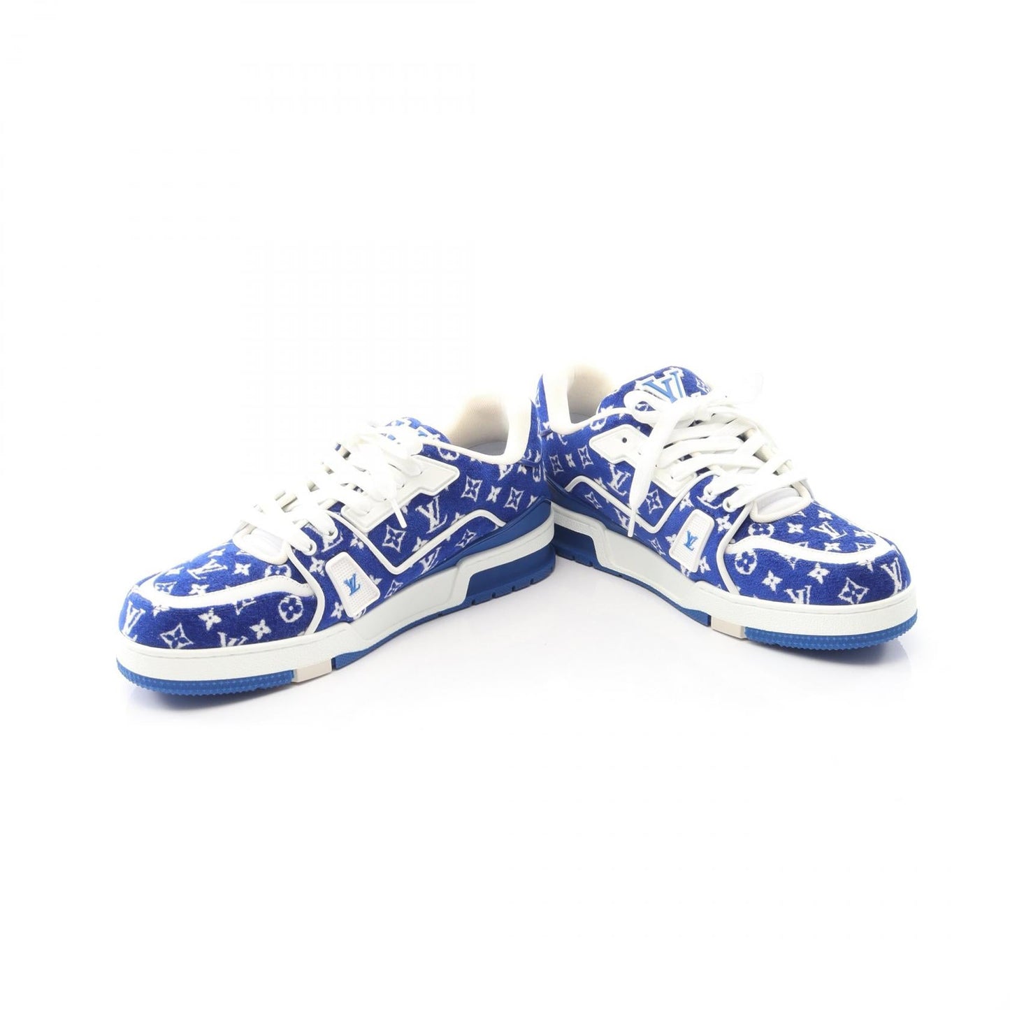 Louis Vuitton LV Trainer Line Fabric Leather Sneakers