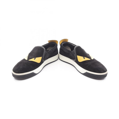 Fendi Monster Bugs Eye Suede Leather Slip-on