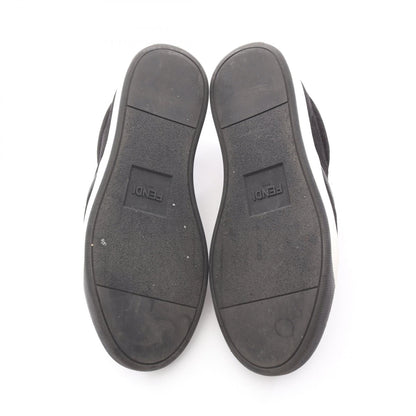 Fendi Monster Bugs Eye Suede Leather Slip-on