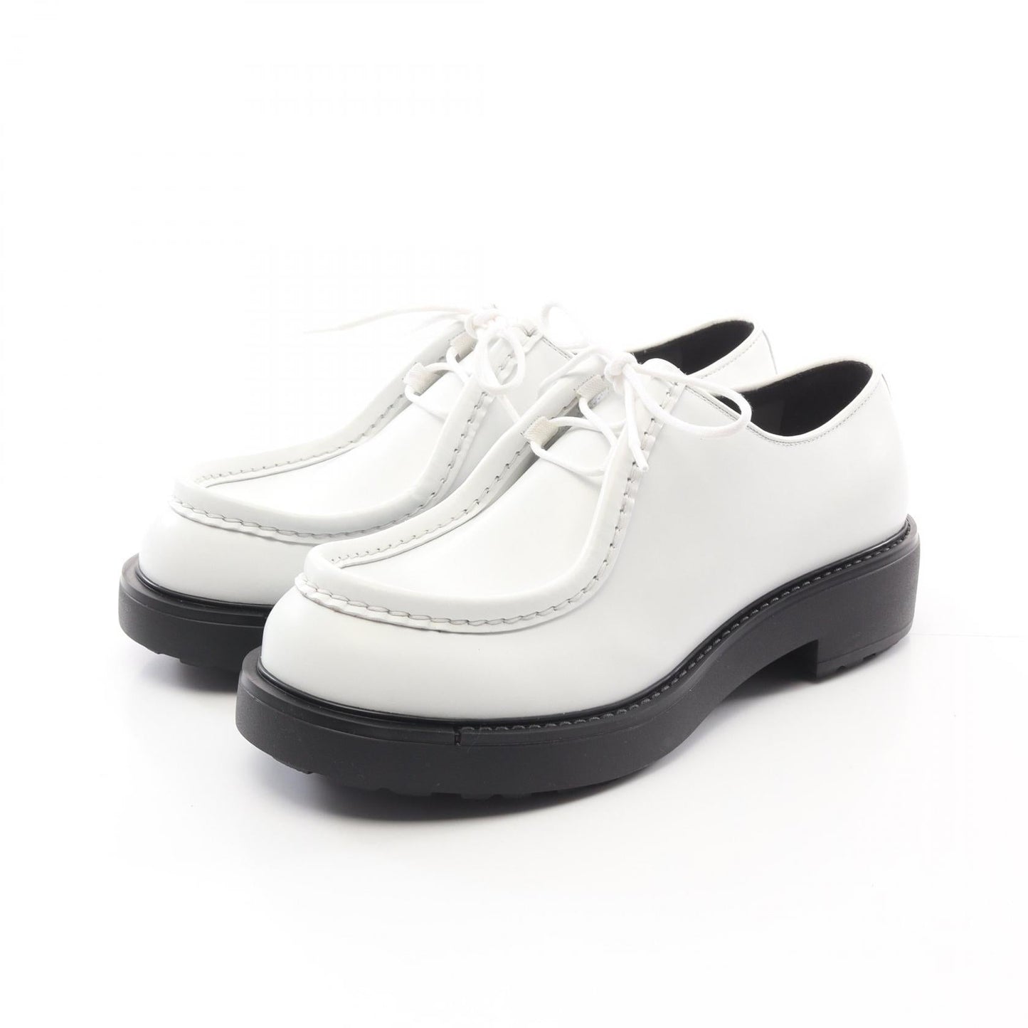Prada Diapason Leather Casual Shoes