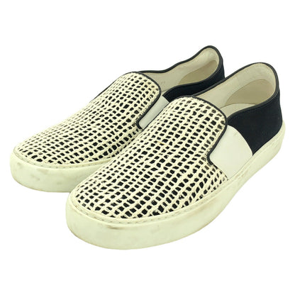 Chanel Canvas Slip-on Shoes