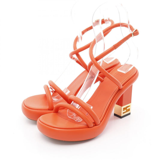 Fendi Baguette Leather Sandals
