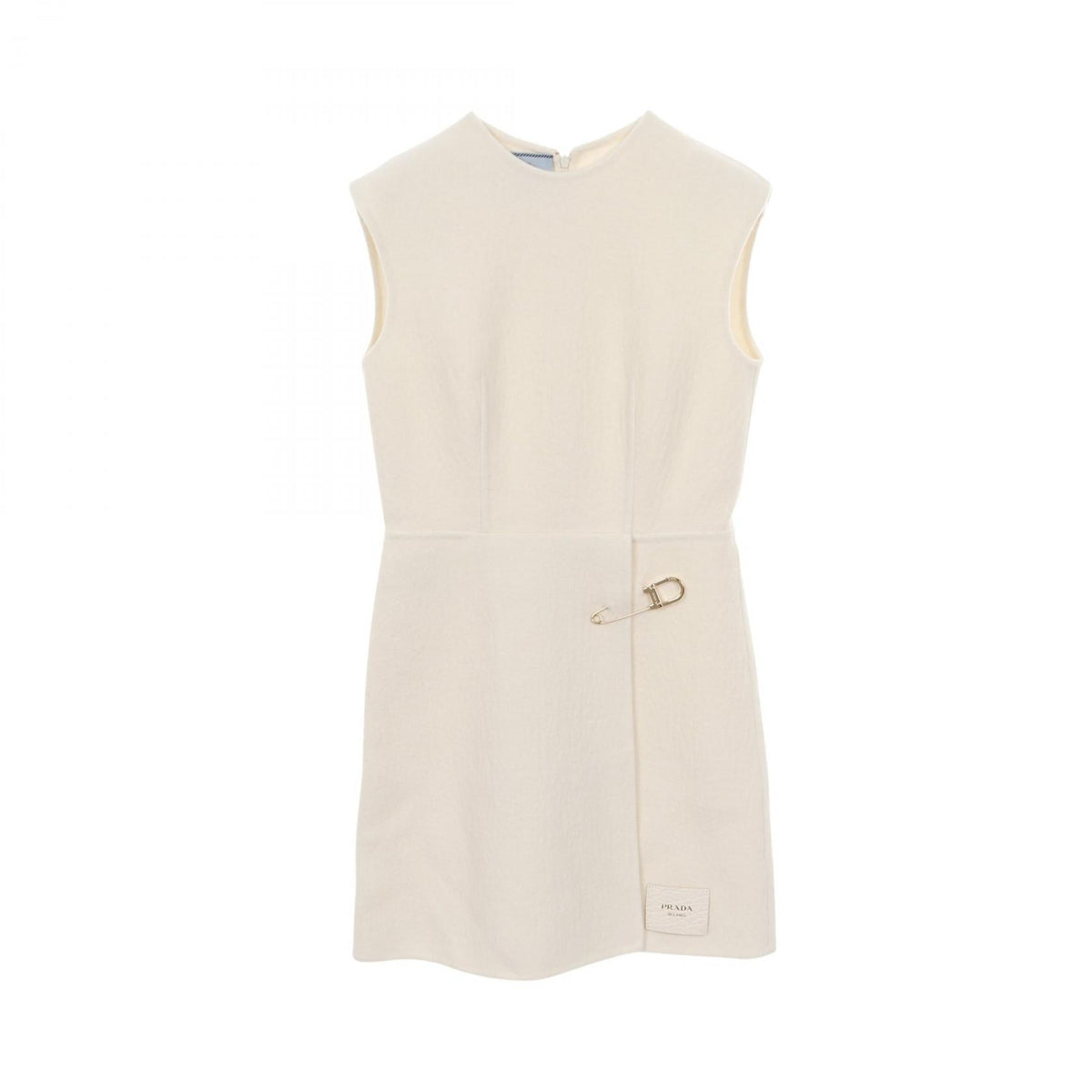 Prada Washed Twill Wool Dress
