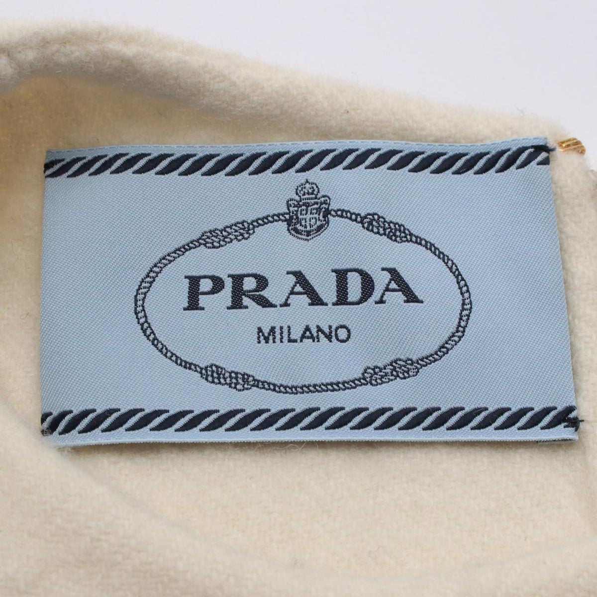Prada Washed Twill Wool Dress