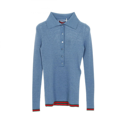 Gucci Sherry Line Cashmere Silk Top