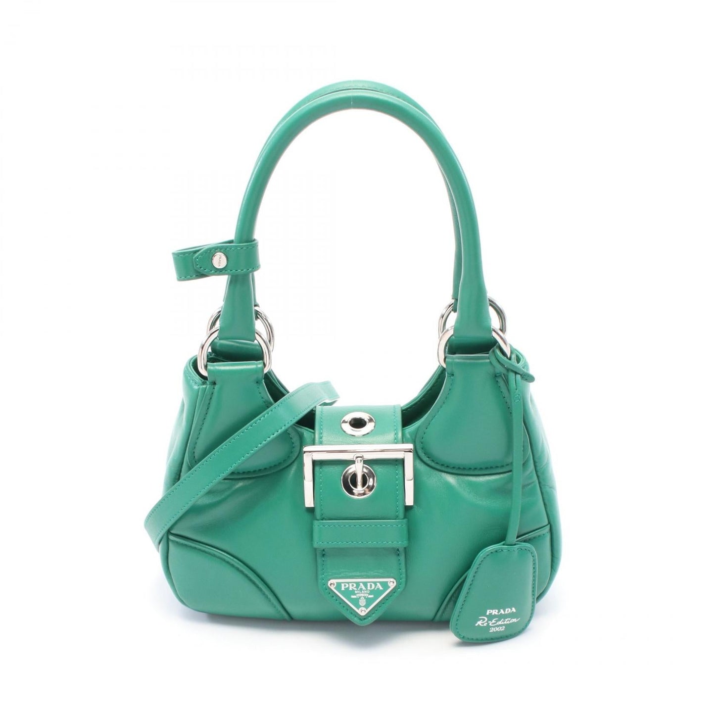 Prada MOON Leather Handbag