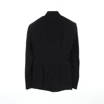 Prada Single Breasted Multi Pocket Cotton Shirt Jacket
