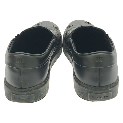 Dior Homme BEE Embroidery Leather Slip-on