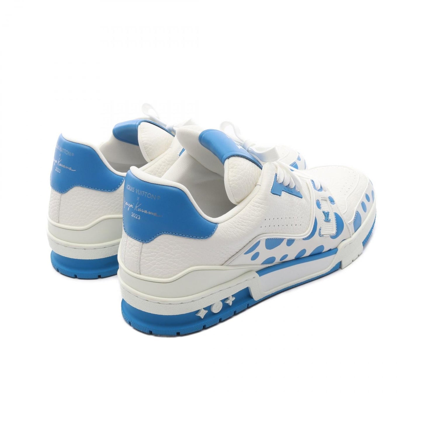 Louis Vuitton LV Trainer Line Infinity Dot Leather Sneakers
