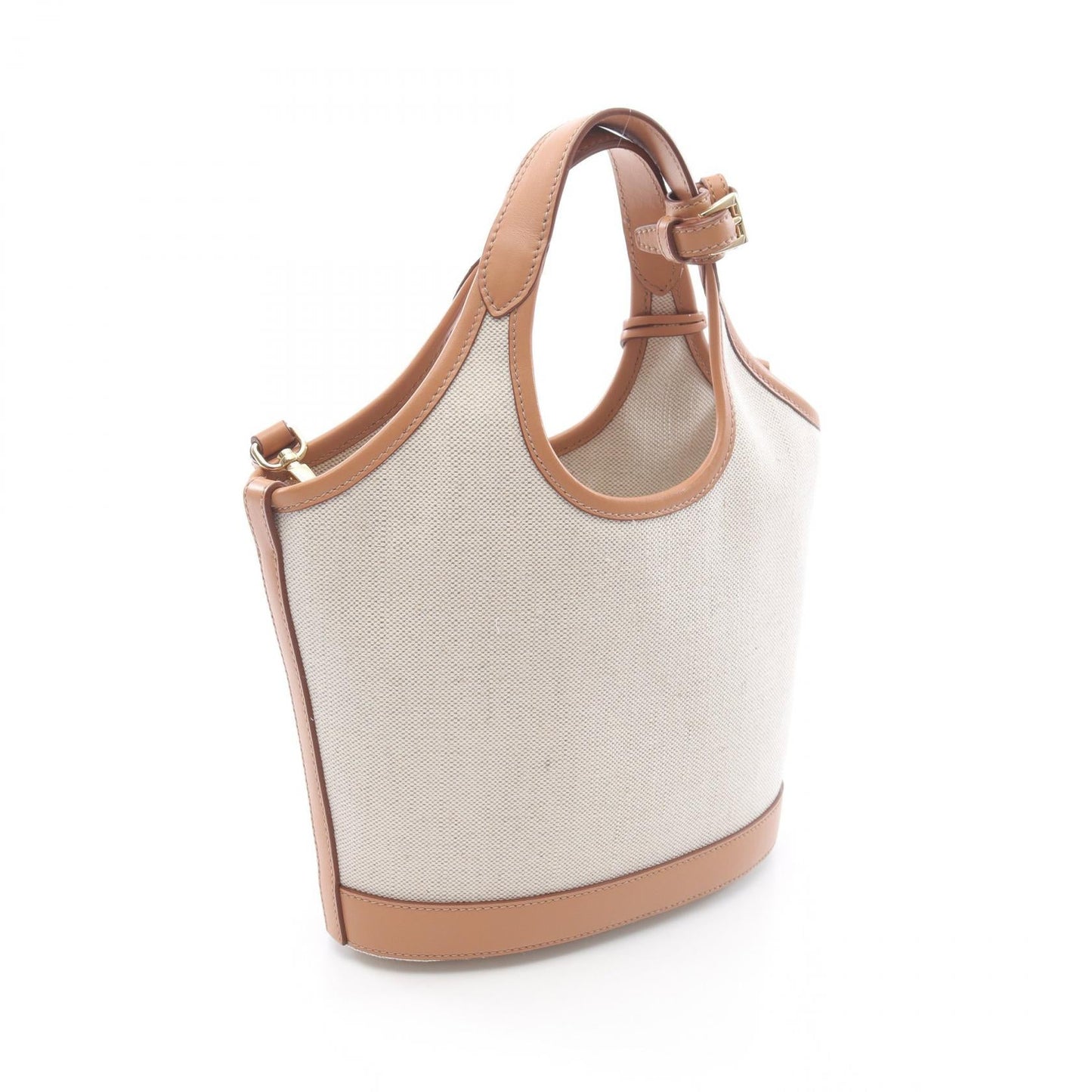 Prada 1BE074 Canvas Leather 2way Handbag