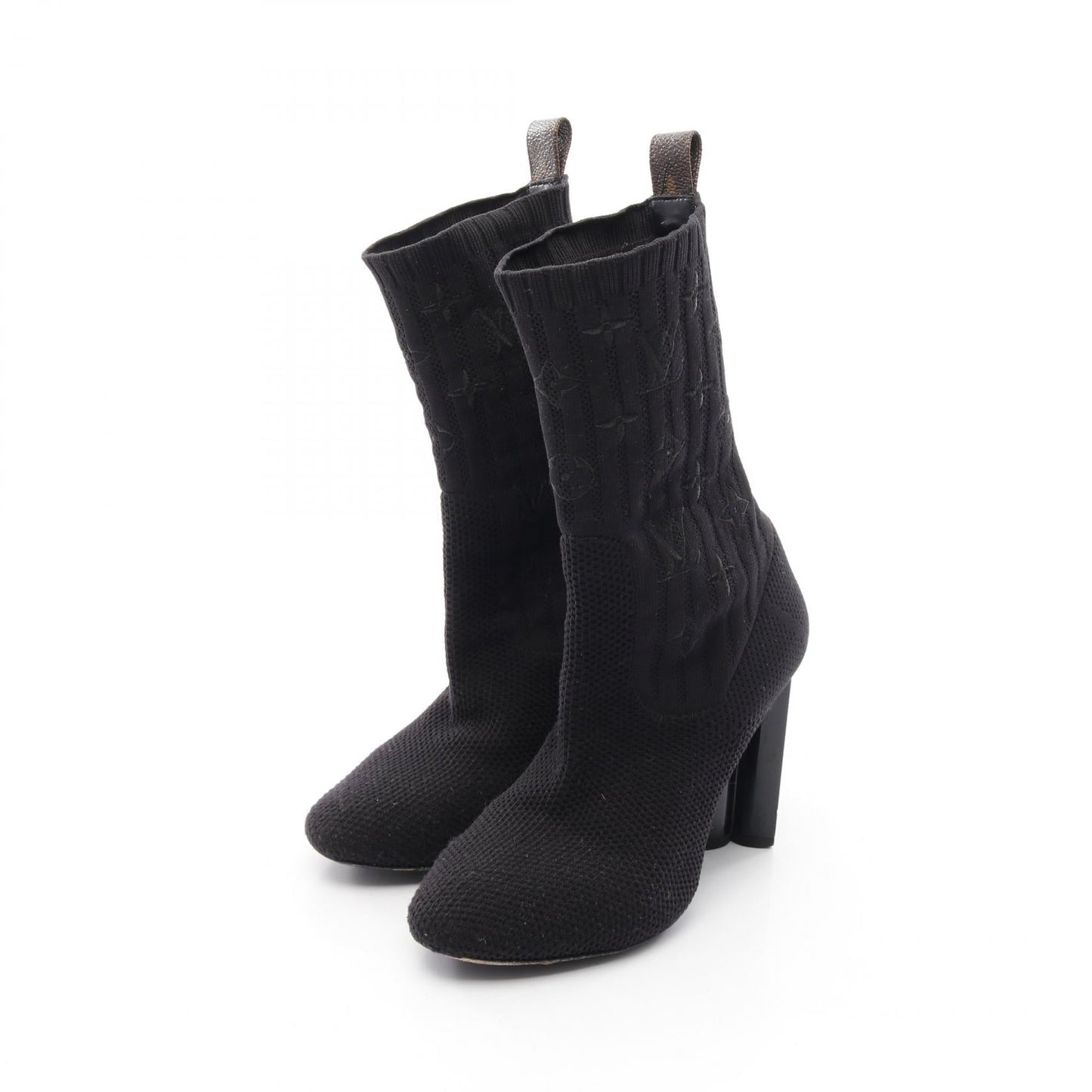 Louis Vuitton Silhouette Line Fabric Boots